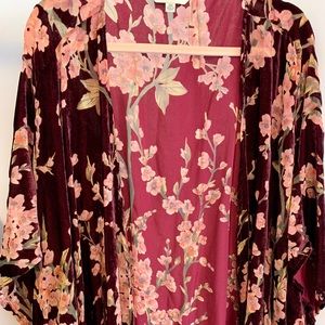 Gorgeous velvet kimono